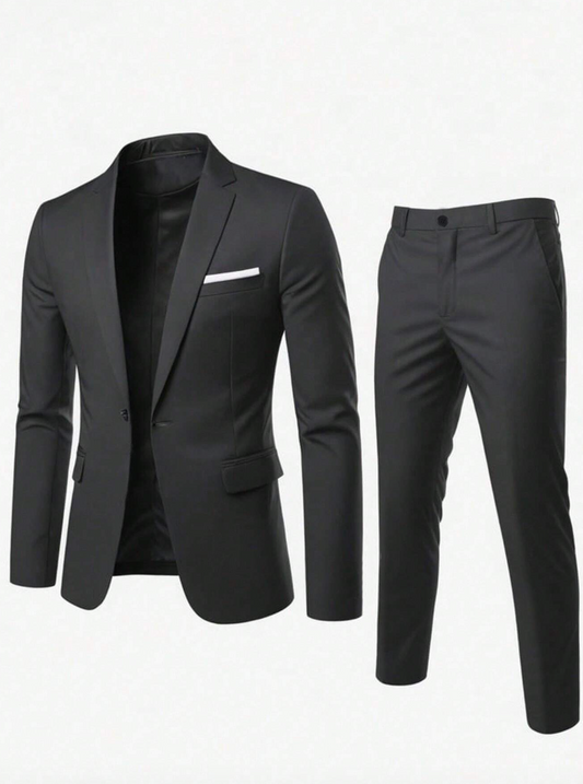 Ensemble élégant costume homme blazer et pantalon