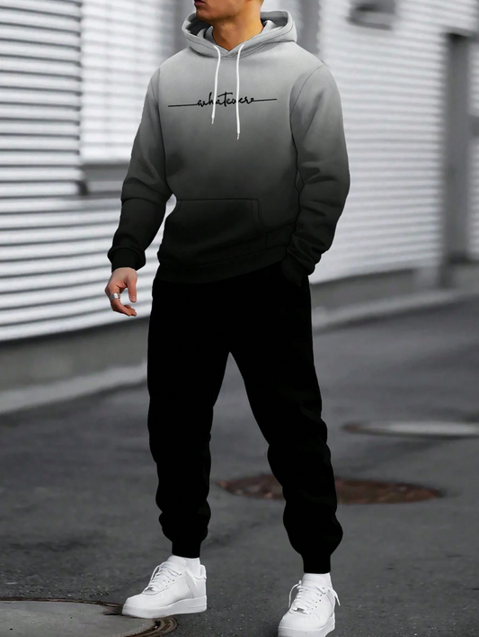 Ensemble sweat-shirt et pantalon jogging homme