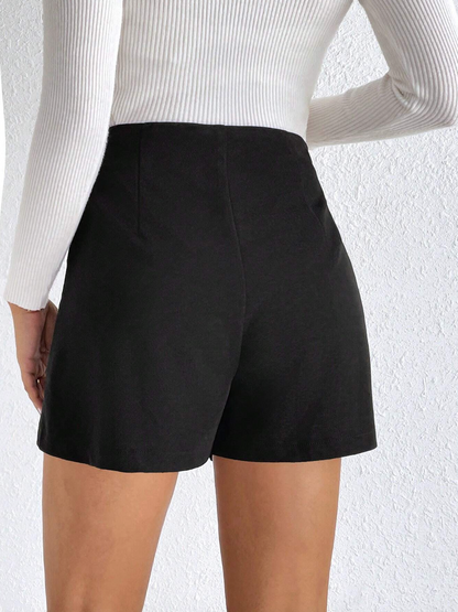 Short avec taille haute