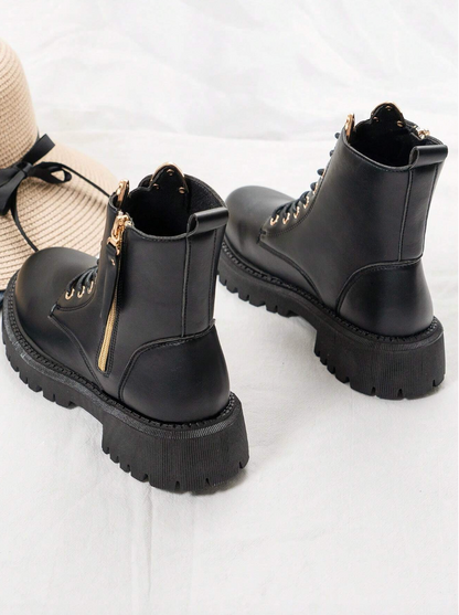 Bottes avec fermeture éclair