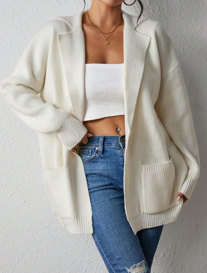 Cardigan con due tasche