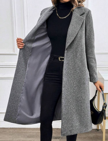 Manteau blazer élégant avec un bouton