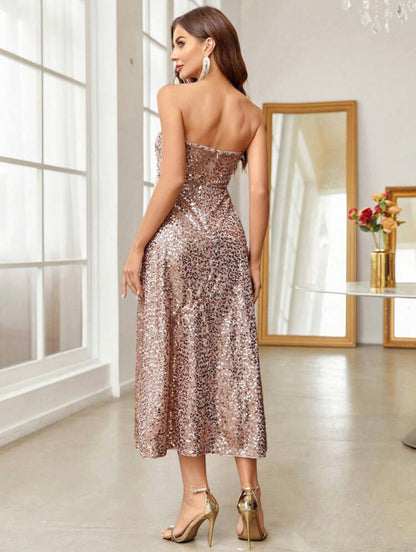 Robe de cérémonie à paillettes